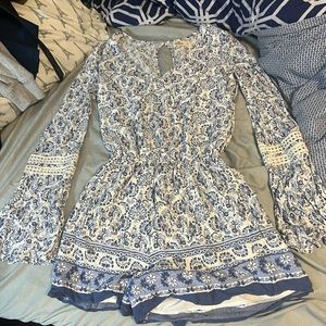 Hollister Romper blue